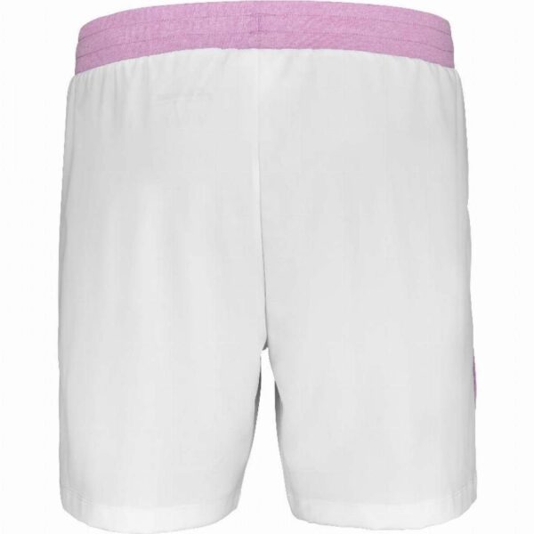 Pantaloncini Babolat Juan Lebron Bianchi Rosa - immagine 3