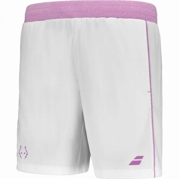 Pantaloncini Babolat Juan Lebron Bianchi Rosa - immagine 4