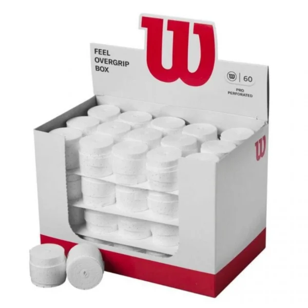 Overgrip Wilson Perforati Bianchi 60 unità - immagine 2
