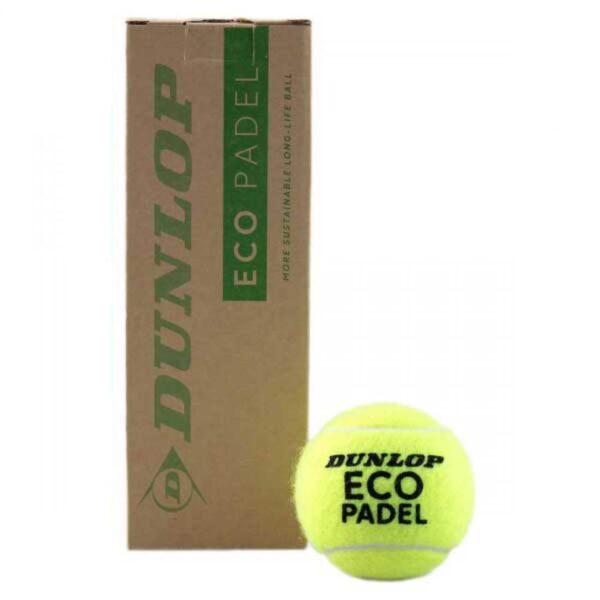 Dunlop Eco Padel, 3 Palline da Padel e Tennis