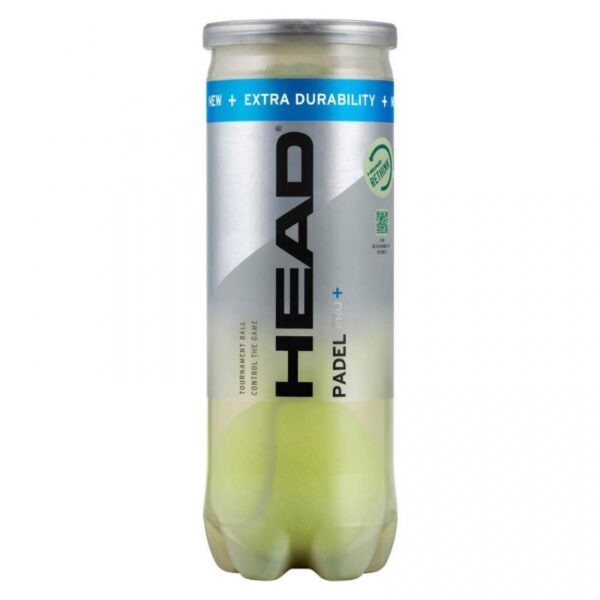 Head Padel Pro +, 3 Palline da Padel e Tennis
