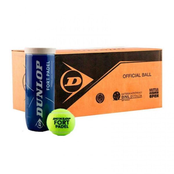 BOX DUNLOP FORT PADEL 72 PALLINE - 24 TUBI DA 3 UNITÀ