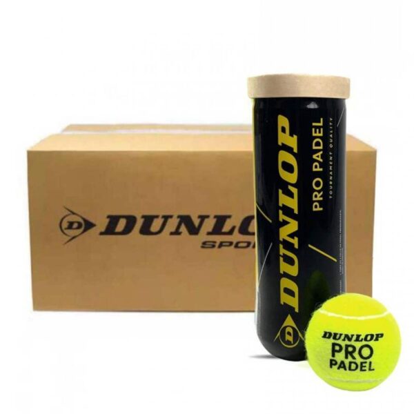 BOX DUNLOP PRO PADEL 72 PALLINE - 24 TUBI DA 3 UNITÀ