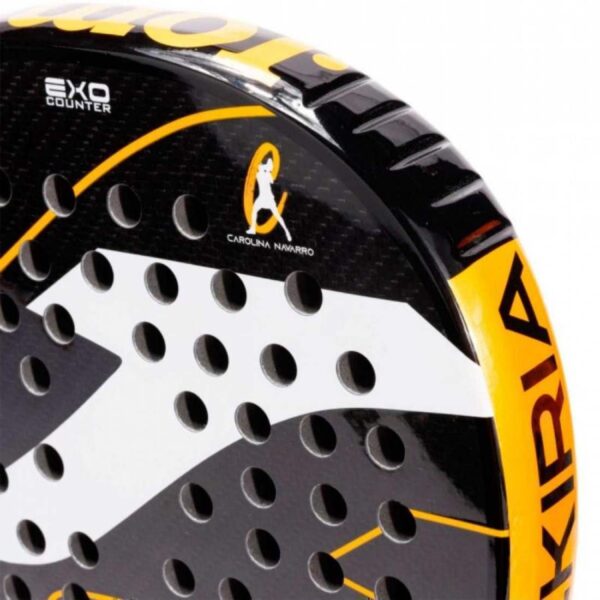 Joma Carolina Navarro Valkiria Pro 2.0 Nero Arancio Racchetta da Padel - immagine 5