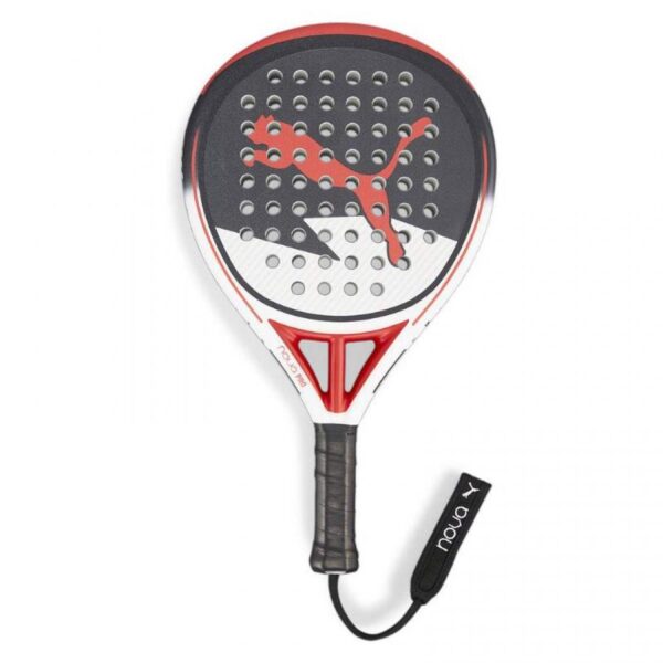 Puma Nova Pro Control Bianco Rosso Racchetta da Padel