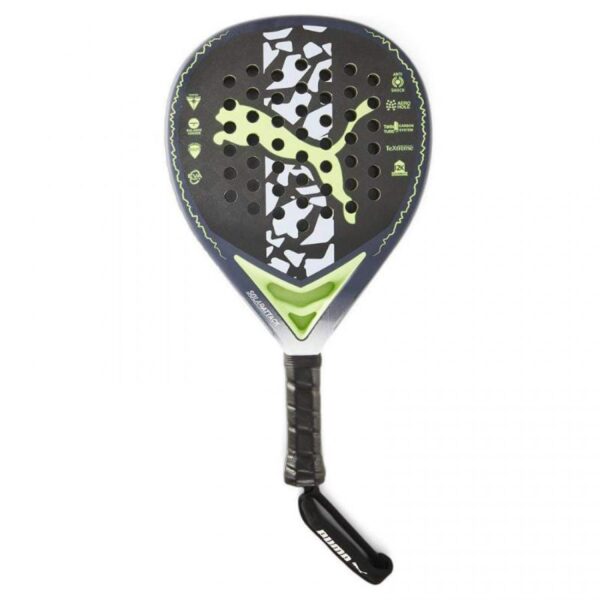 Puma Solar Attack CTR Blu Giallo Racchetta da Padel