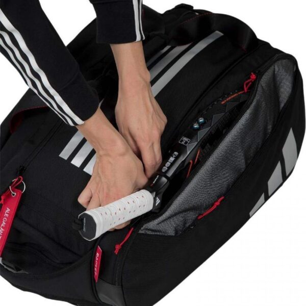 Borsa Adidas Ale Galan Multigame 3.4 Nero Rosso - immagine 4