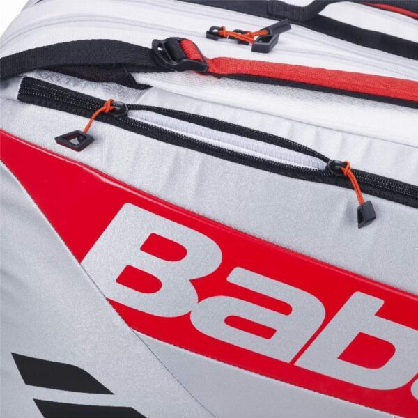 Borsa per Racchette Babolat Juan Lebron RH Pro Bianca Rossa - immagine 3