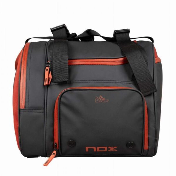 BORSA NOX AT10 LUXURY OPEN SERIES NERO ROSSO - immagine 6