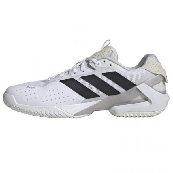 Adidas Adizero Ubersonic 5 Bianco Nero Grigio Sneakers - immagine 3
