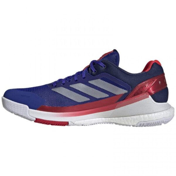 Adidas Crazyquick Boost Padel Blu Argento Bianco Sneakers - immagine 3