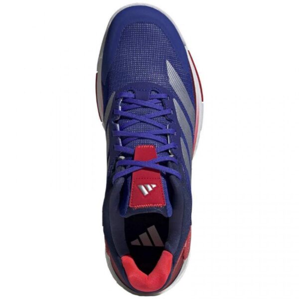 Adidas Crazyquick Boost Padel Blu Argento Bianco Sneakers - immagine 4