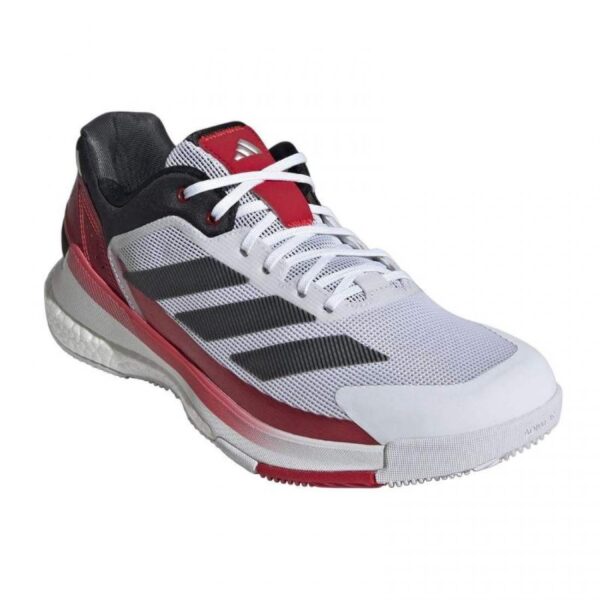 Adidas Crazyquick Boost Padel Bianco Nero Rosso Sneakers - immagine 5