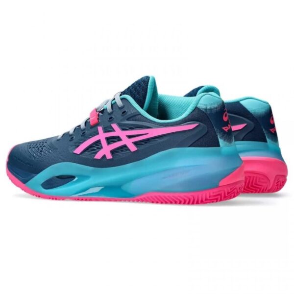 Scarpe da ginnastica Asics Gel Resolution X Padel Blu Mako Rosa - immagine 5