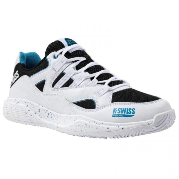 Kswiss Tura Team Padel Bianco Nero Blu Sneakers - immagine 4