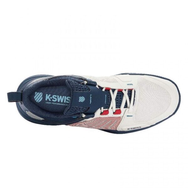 Kswiss Ultrashot Team Sneakers bianche blu navy - immagine 4