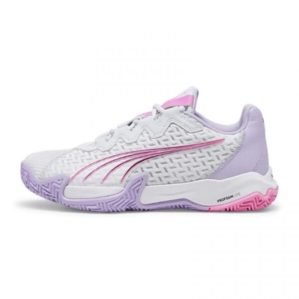Scarpe Puma Nova Elite Argento Bianco Viola Donna - immagine 3