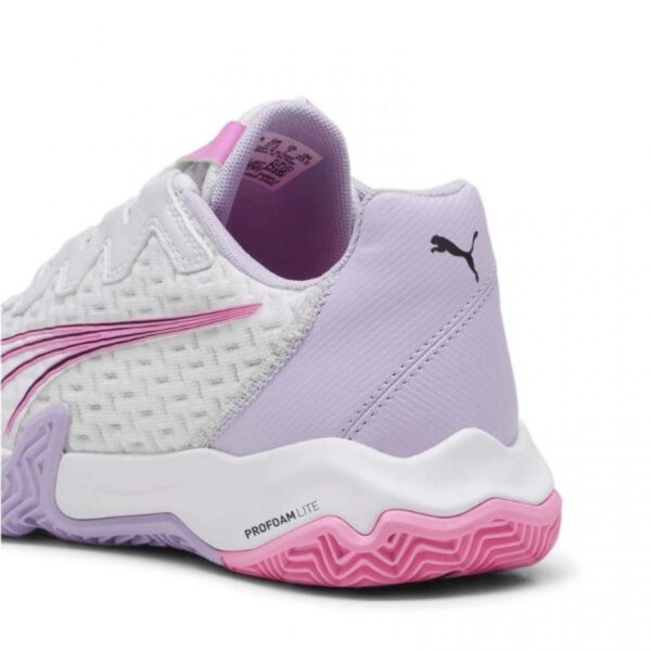 Scarpe Puma Nova Elite Argento Bianco Viola Donna - immagine 7