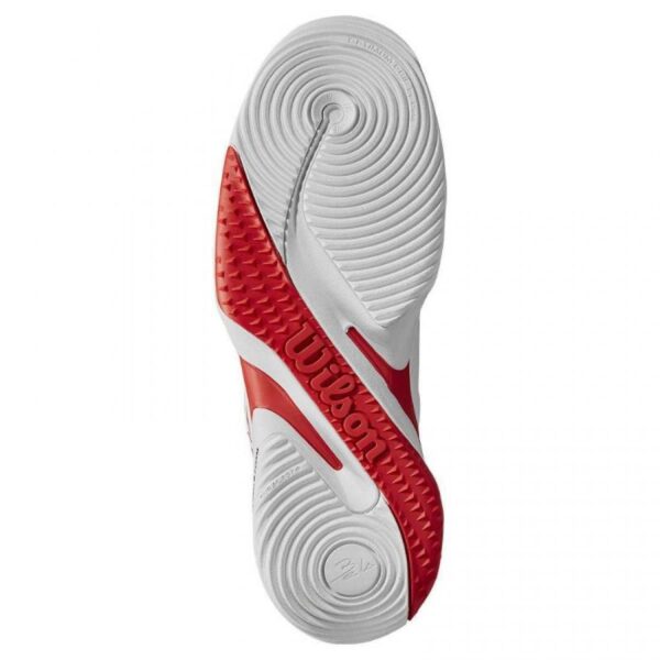 Wilson Bela Tour Bianca Rosso Nero Scarpe - immagine 2