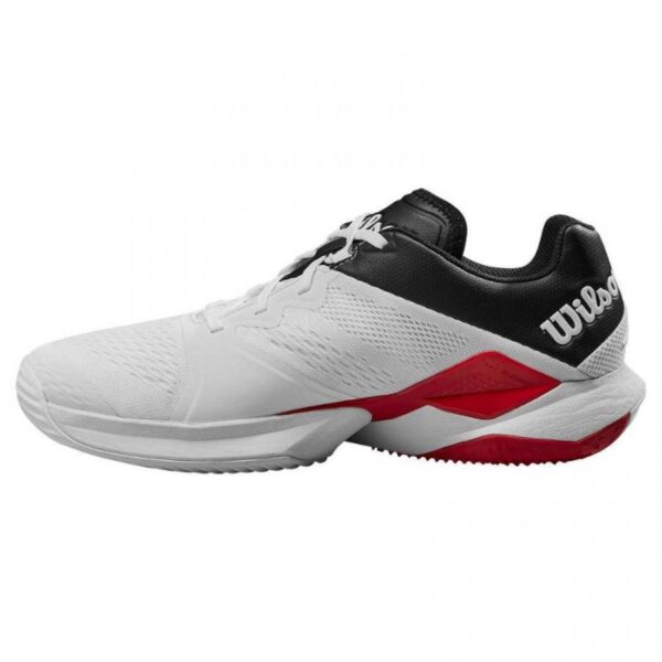 Wilson Bela Tour Bianca Rosso Nero Scarpe - immagine 3