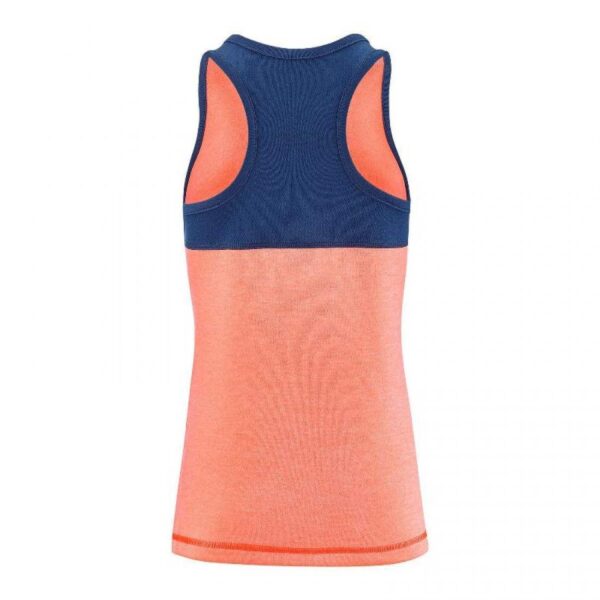 Maglietta Donna Babolat Play Arancione Blu Scuro - immagine 2