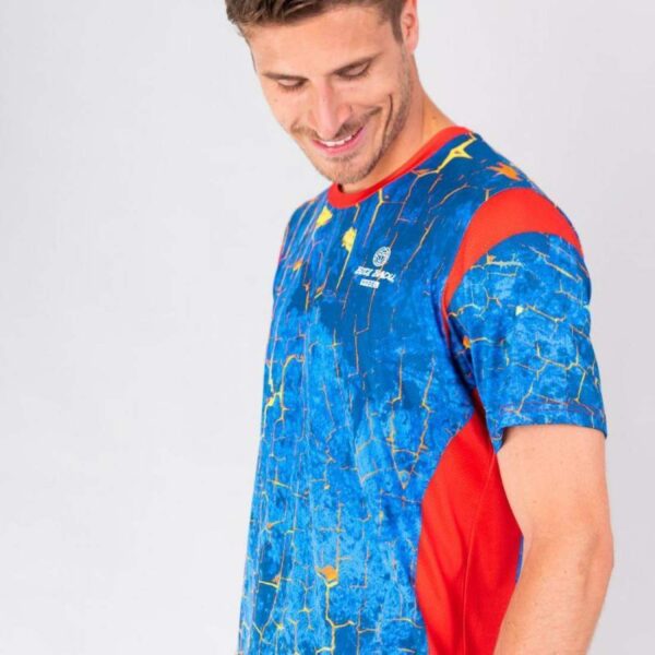 T-shirt Bidi Badu Padel Themba Rosso Blu - immagine 3