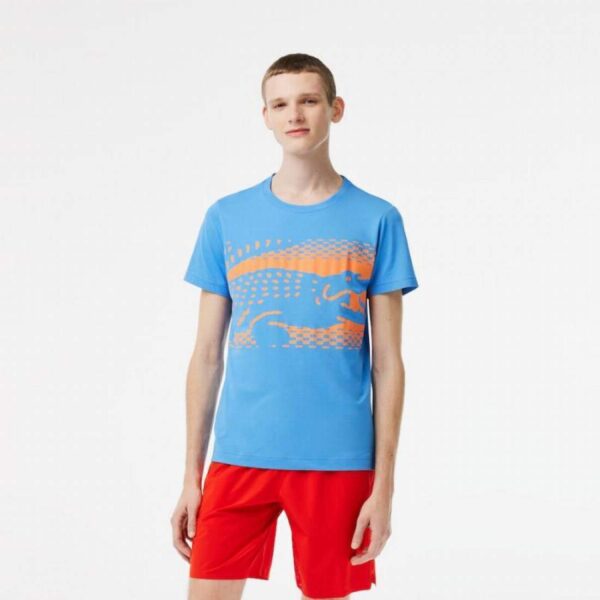 Lacoste Novak Djokovic T-shirt blu - immagine 3