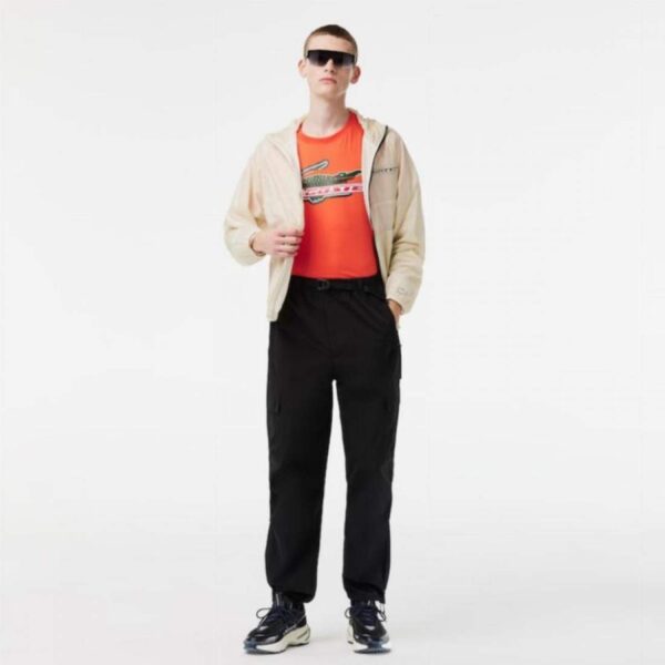 T-shirt Lacoste Sport Algodon Ecologico Arancione - immagine 7