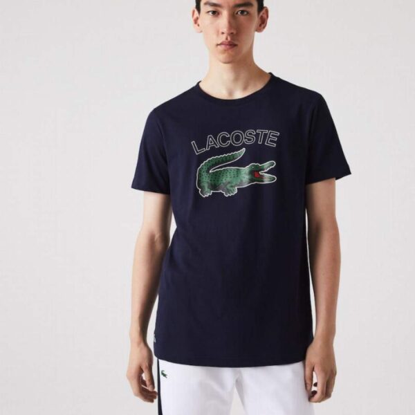 T-shirt Lacoste Sport Navy Blu - immagine 4