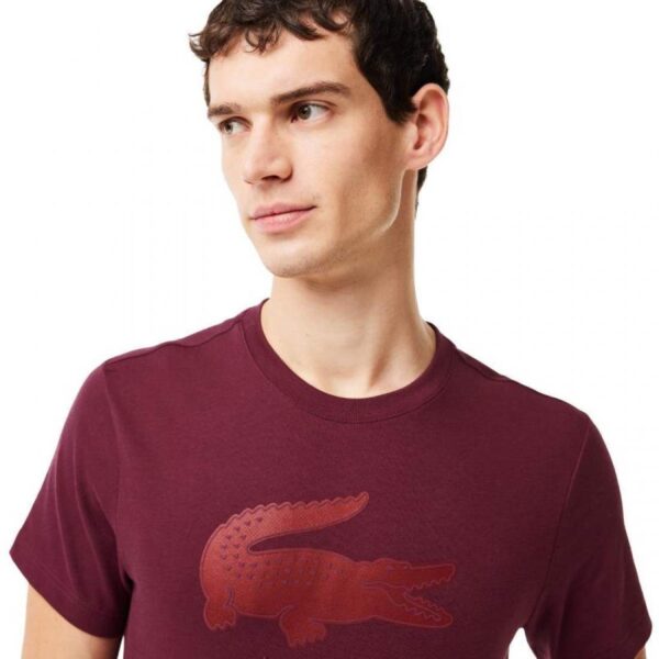 Maglietta Lacoste Sport Borgogna - immagine 5