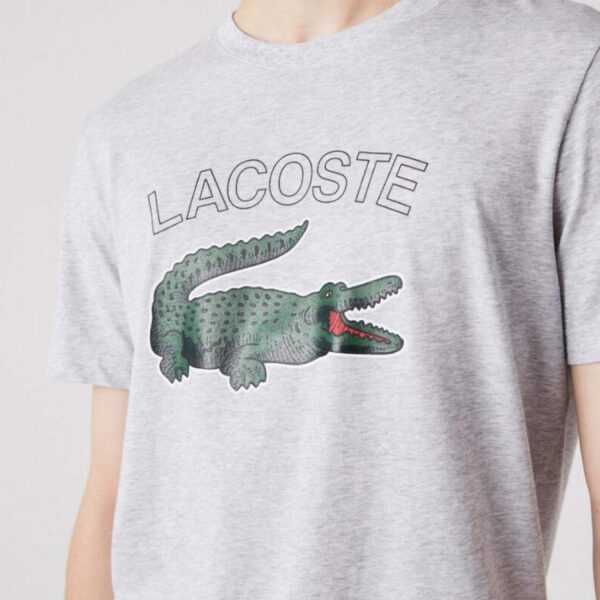 Maglietta Lacoste Sport Grigio Vigore - immagine 5