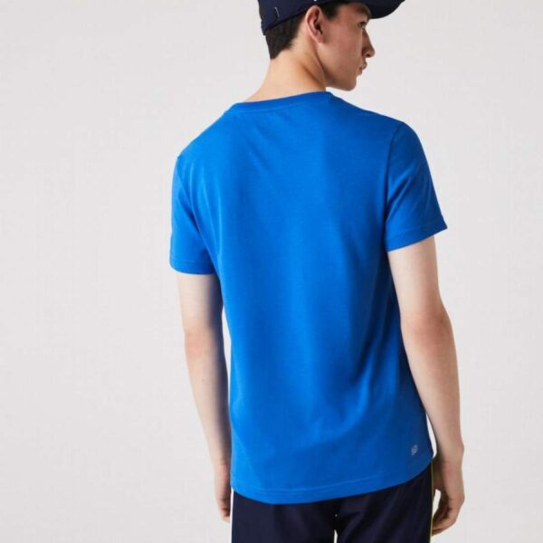 T-shirt Lacoste Sport traspirante blu - immagine 5