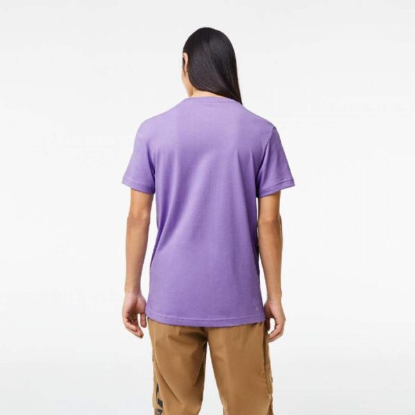 Lacoste Sport T-shirt traspirante viola nera - immagine 2