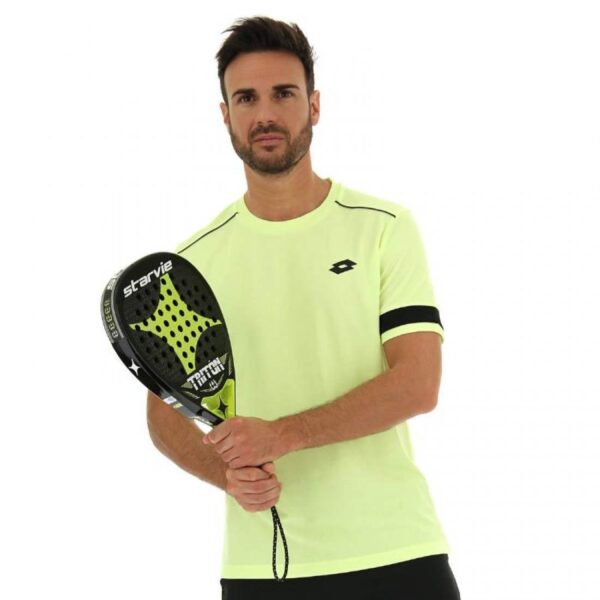 T-shirt Lotto Superrapida V Giallo Fluor - immagine 2