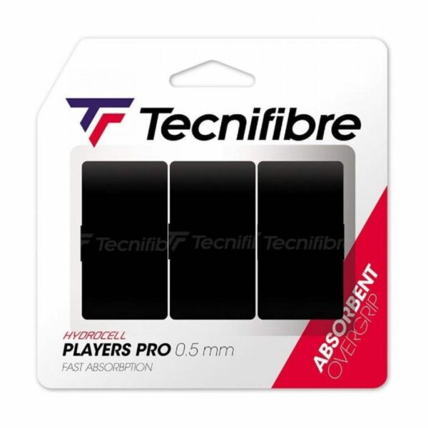 Tecnifibre Players Pro Nero Overgrips 3 unita