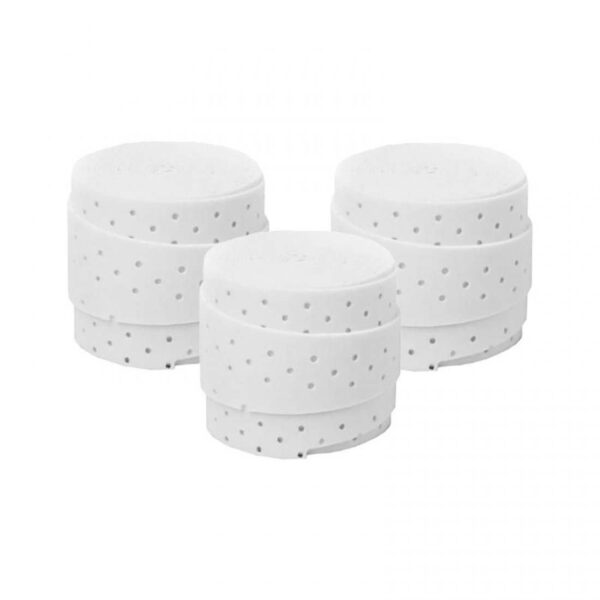 Overgrip Wilson Feel Pro Perforato Bianco 3 unita