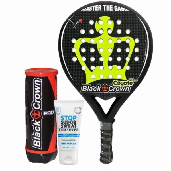 Confezione Black Crown Coyote Yellow Shovel con magnesio e palline