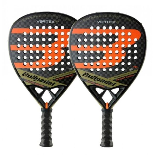 Confezione Bullpadel Tello Chingotto Vertex 03 X2 Racchetta