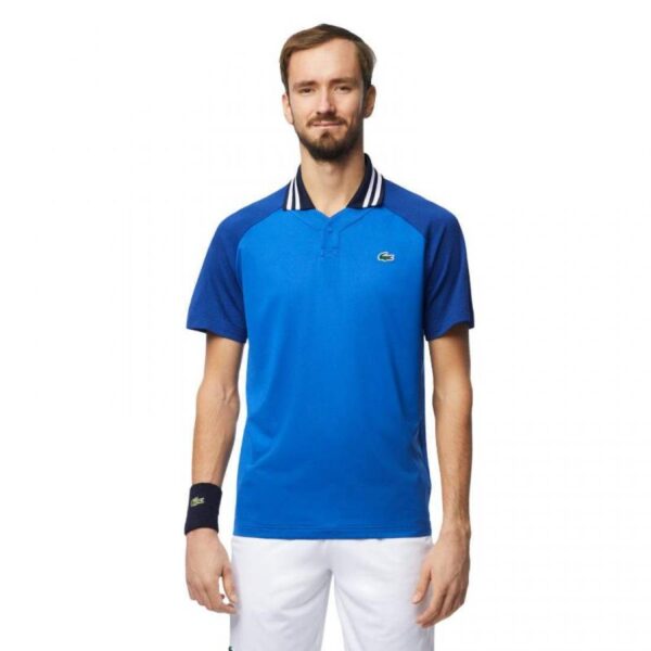 Polo Lacoste Daniil Medvedev Azul - immagine 2