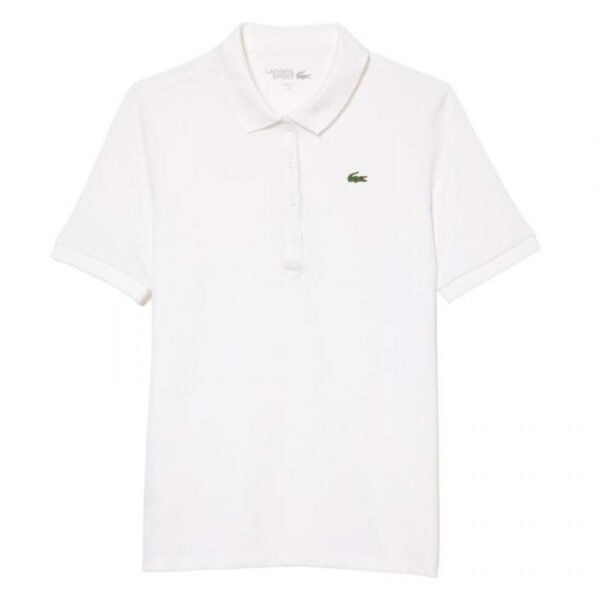 Polo Lacoste Pique Bianco Donna