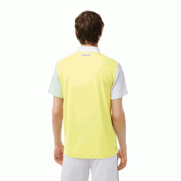 Polo Lacoste Regular Fit Recycled Bianco Verde - immagine 2