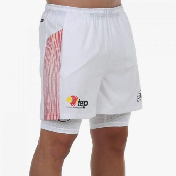 Pantaloncini Bullpadel FEP Elato Blanco - immagine 4