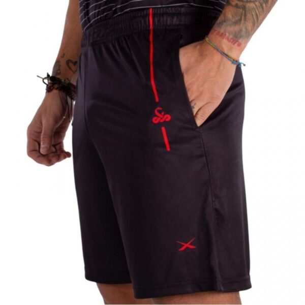 Pantaloncini Vibora Black King Cobra X Anniversary Nero Rosso - immagine 3