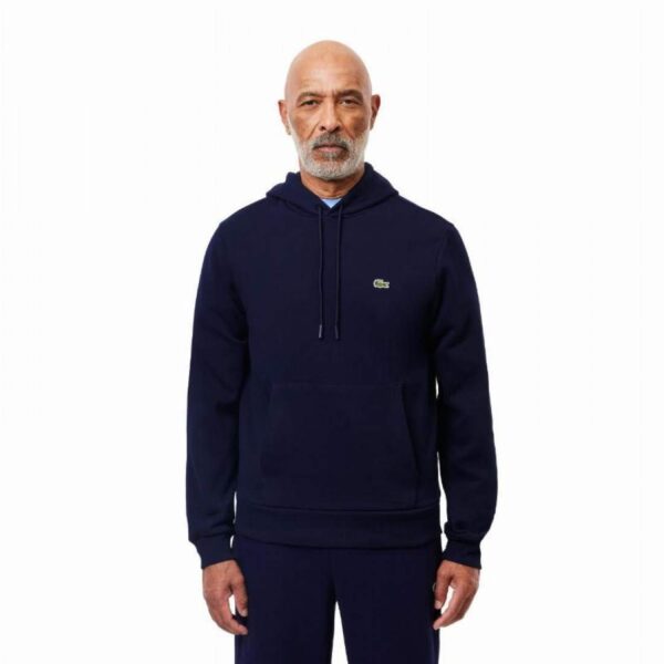 Lacoste Felpa in cotone blu navy - immagine 3