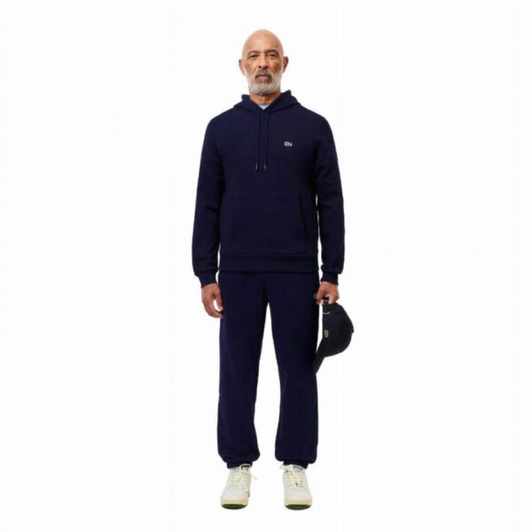 Lacoste Felpa in cotone blu navy - immagine 4