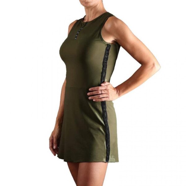 Vestito Endless Muse Verde Army - immagine 3