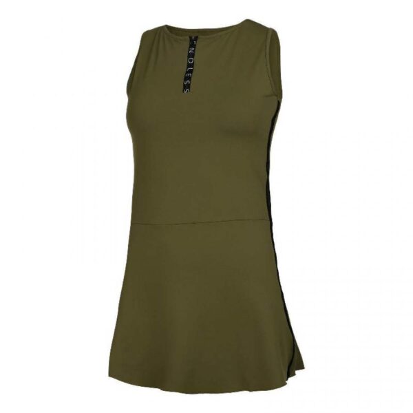 Vestito Endless Muse Verde Army - immagine 4