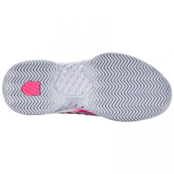 Kswiss Express Light 3 HB Padel Gris Blanco Rosa Neon Mujer - immagine 2