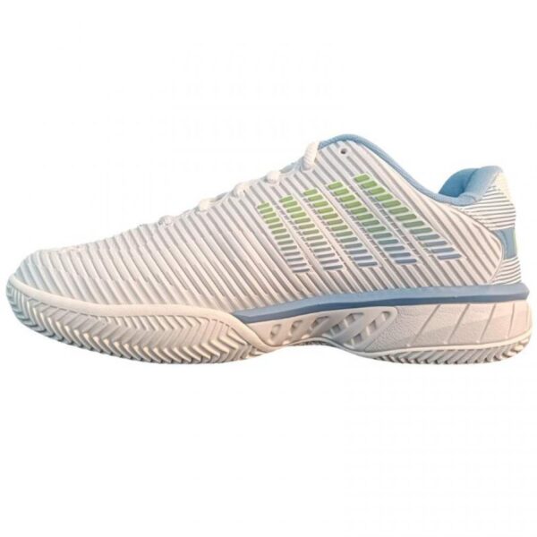 Kswiss Hypercourt Express 2 HB Clay Bianco Blu Verde Sneakers Donna - immagine 3