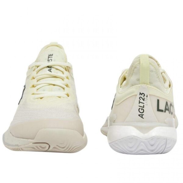 Lacoste AG-LT23 Lite Clay Bianco Giallo Sneakers Donna - immagine 6